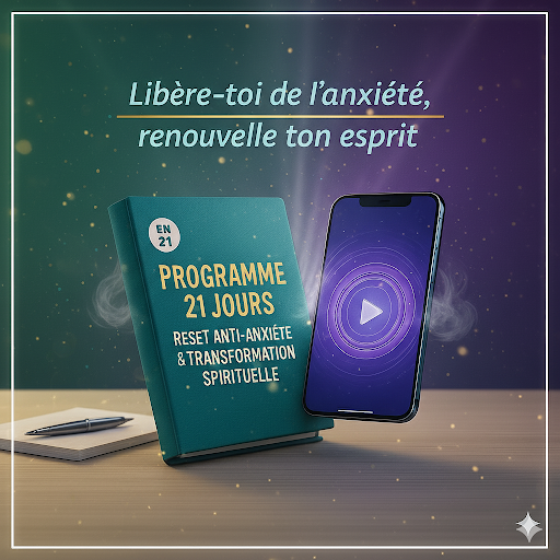 PROGRAMME 21 JOURS – RESET ANTI-ANXIÉTE & TRANSFORMATION SPIRITUELLE