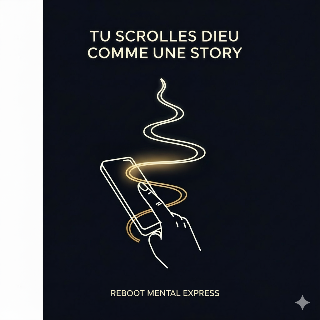 TU SCROLLES DIEU COMME UNE STORY
