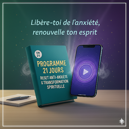 PROGRAMME 21 JOURS – RESET ANTI-ANXIÉTE & TRANSFORMATION SPIRITUELLE